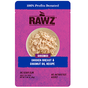 Rawz Shredded Chicken & Coconut Oil Recipe Cat Food